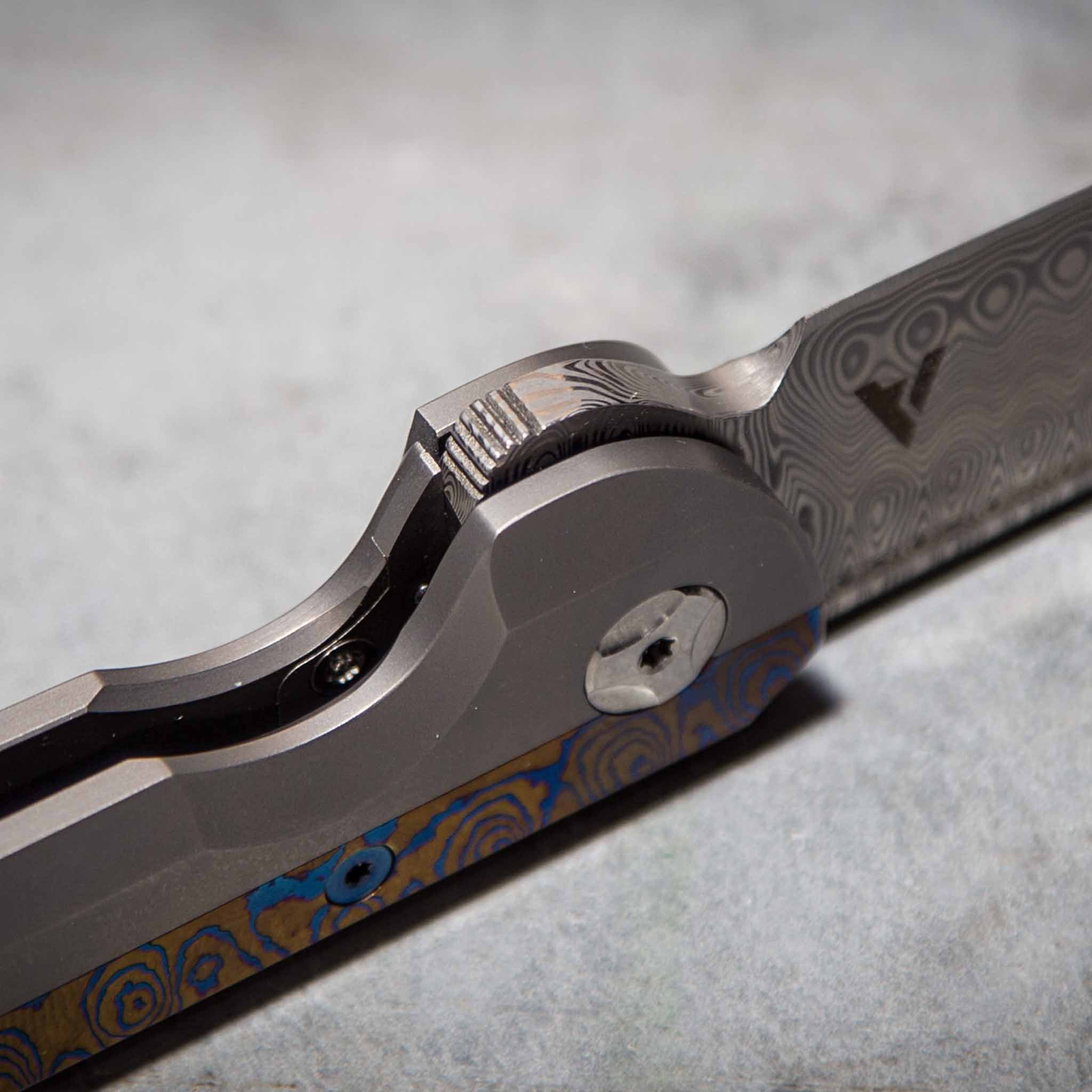 Slimfoot Frame Lock | Damasteel