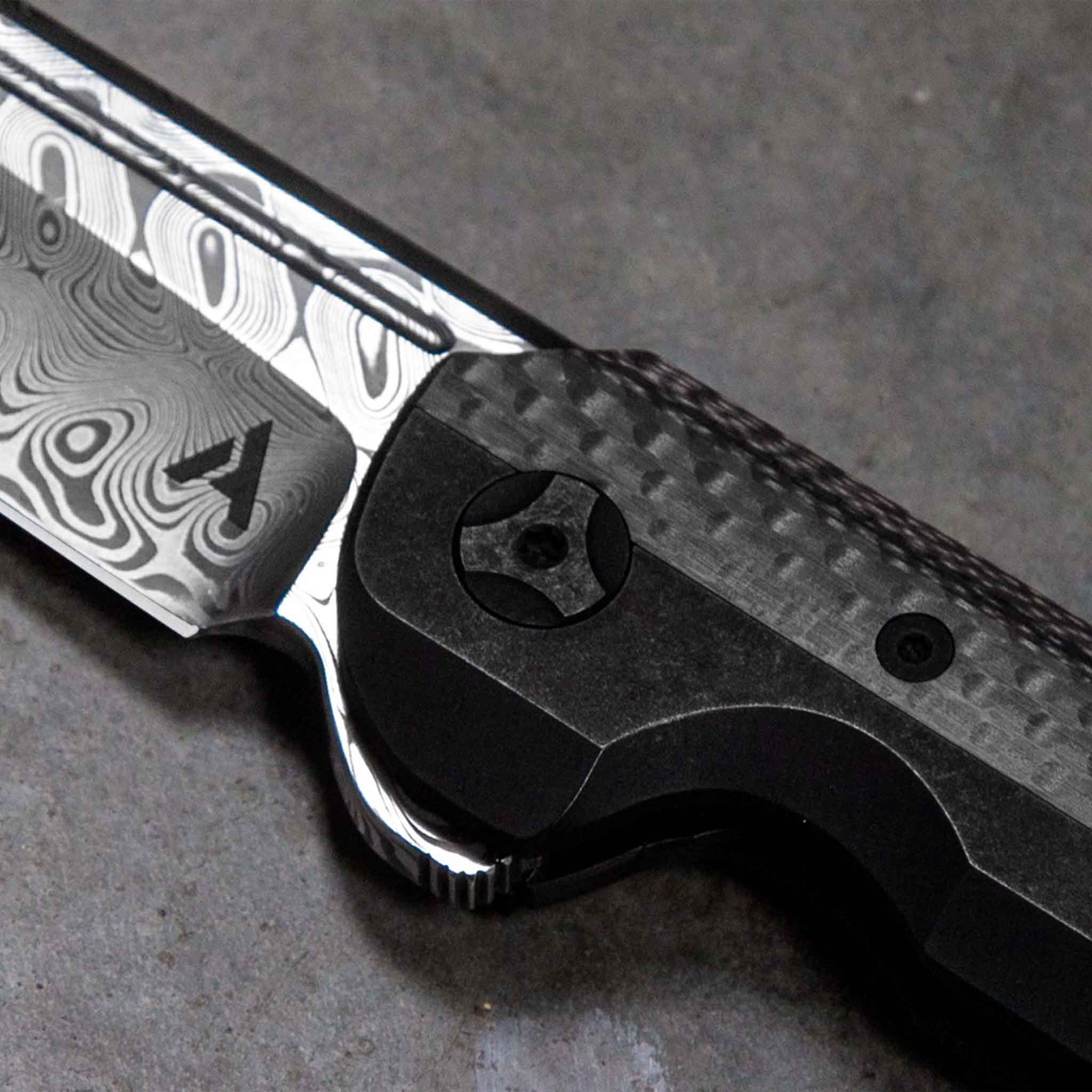 Slimfoot Frame Lock | Damasteel